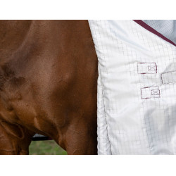 Couverture d'été Weatherbeeta Hybrid combo Blanc / marron Couverture d'été Weatherbeeta Hybrid combo Blanc / marron