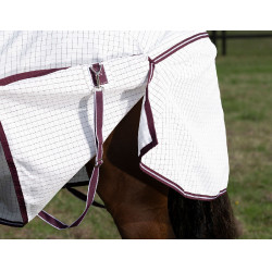 Zomerdeken Weatherbeeta Hybrid combo Wit / bruin Zomerdeken Weatherbeeta Hybrid combo Wit / bruin