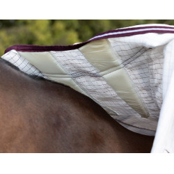 Couverture d'été Weatherbeeta Hybrid combo Blanc / marron Couverture d'été Weatherbeeta Hybrid combo Blanc / marron