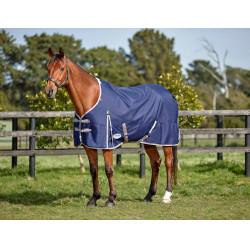 Couverture d'extérieur 50g Weatherbeeta ComFiTec Essential Bleu marine / argent / rouge Couverture d'extérieur 50g Weatherbeeta ComFiTec Essential Bleu marine / argent / rouge