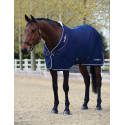 Presentatiedeken opulence Weatherbeeta Marine / wit Blauw Presentatiedeken opulence Weatherbeeta Marine / wit Blauw
