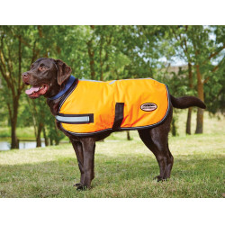 Couverture pour chien Weatherbeeta 300D réflechissante Orange