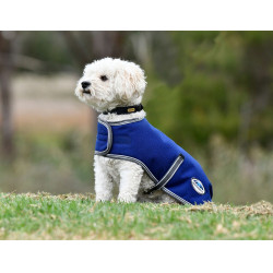 Couverture pour chien Weatherbeeta ComFiTec Premier Free Bleu foncé / gris / blanc Couverture pour chien Weatherbeeta ComFiTec Premier Free Bleu foncé / gris / blanc