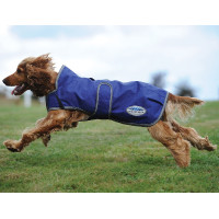 Couverture pour chien Weatherbeeta Deluxe ComFiTec Bleu foncé / gris / blanc Couverture pour chien Weatherbeeta Deluxe ComFiTec Bleu foncé / gris / blanc