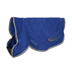 Couverture pour chien Weatherbeeta Deluxe ComFiTec Bleu foncé / gris / blanc Couverture pour chien Weatherbeeta Deluxe ComFiTec Bleu foncé / gris / blanc