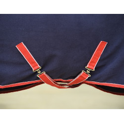 Couverture séchante polaire Combo Weatherbeeta Bleu marine / rouge / blanc