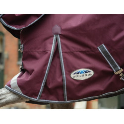 Couverture 0g Weatherbeeta avec Cou ComFiTec Plus Dynamic II Bordeaux / gris / blanc