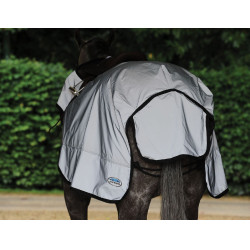 Couvre-reins Weatherbeeta réflechissant Argent / noir Couvre-reins Weatherbeeta réflechissant Argent / noir