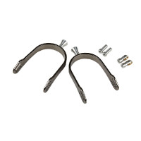 Éperons Korsteel interchangeables en aluminium Noir