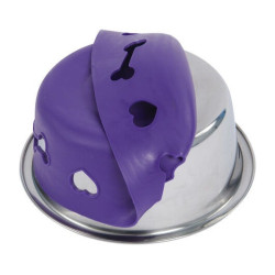 Antislip hondenvoerbak Weatherbeeta Donkerpaars Violet