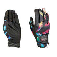 Gants d'équitation Dublin imprimés Impression feuille Gants d'équitation Dublin imprimés Impression feuille