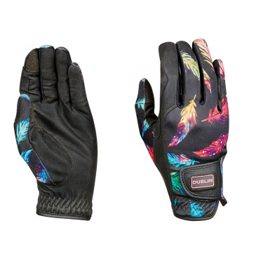 Gants d'équitation Dublin imprimés Gants d'équitation Dublin imprimés