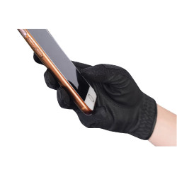 Gants Dublin en maille Noir