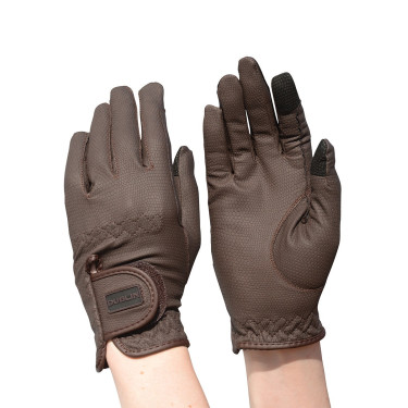 Gants Dublin touche tactile Marron
