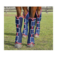 Transportbeschermers Weatherbeeta Wide Tab Marineblauw / rood / wit