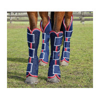 Transportbeschermers Weatherbeeta Wide Tab Marineblauw / rood / wit