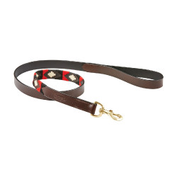 Weerbestendige leren hondenhalsband Polo Weerbestendige leren hondenhalsband Polo
