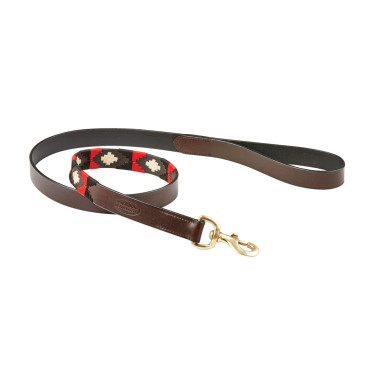 Weerbestendige leren hondenhalsband Polo Weerbestendige leren hondenhalsband Polo