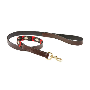 Weerbestendige leren hondenhalsband Polo Weerbestendige leren hondenhalsband Polo