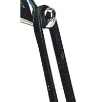Lanières de rechange pour étriers Peacock Iron Korsteel Noir Lanières de rechange pour étriers Peacock Iron Korsteel Noir