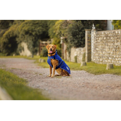 Couverture pour chien 220g Weatherbeeta ComFiTec Deluxe Bleu foncé / gris / blanc Couverture pour chien 220g Weatherbeeta ComFiTec Deluxe Bleu foncé / gris / blanc