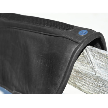 Anatomische Jump'In schokdemper van leer en vilt Zwart