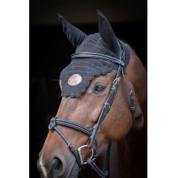 Bridon Jump'In Tuesday gecombineerde neusriem week Zwart
