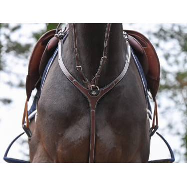 Collier de chasse Clincher et martingale Jump'In One Premium Collier de chasse Clincher et martingale Jump'In One Premium