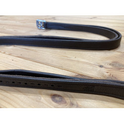 Etrivières Jump'In recouvertes de cuir Havane Marron Etrivières Jump'In recouvertes de cuir Havane Marron