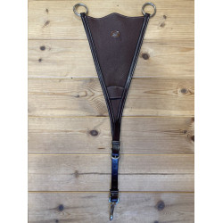 Martingale bib de collier Jump'In Acajou Bordeaux