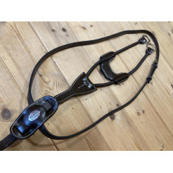 Elastische martingaal Jump'In met ringen Week Mahonie Bordeaux