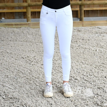 Pantalon d'équitation femme Jump'In Super X Blanc Pantalon d'équitation femme Jump'In Super X Blanc