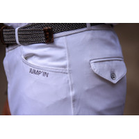 Pantalon d'équitation homme Jump'In Super X Blanc