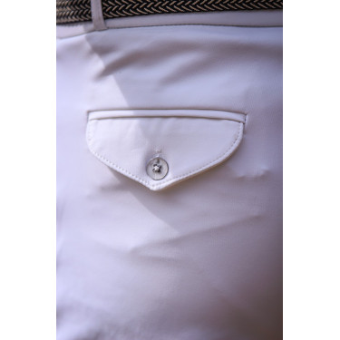 Herenrijbroek Jump'In Super X Wit