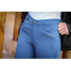 Pantalon d'équitation Junior mixte Sacha Jump'In Bleu officier Pantalon d'équitation Junior mixte Sacha Jump'In Bleu officier