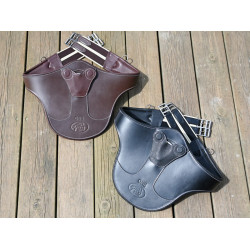 Sangle bavette élastique Safety Jump'In One Noisette Marron