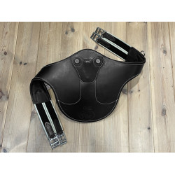 Sangle bavette élastique Safety Jump'In One Noisette Marron