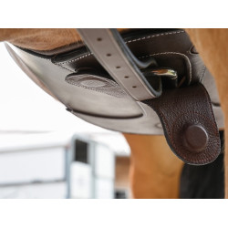 Sangle bavette élastique Safety Jump'In One Noisette Marron