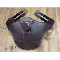 Sangle bavette élastique Safety Jump'In One Noisette Marron