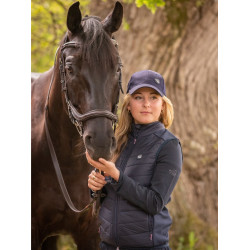 Mouwloze bodywarmer Jump'In Dax compatibel met airbag Marine Marineblauw