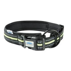 Collier pour chien Weatherbeeta réflechissant Noir / jaune