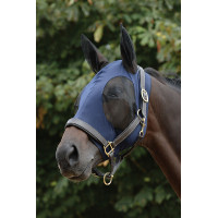 Masque anti-mouche Weatherbeeta en maille Bleu marine / noir Masque anti-mouche Weatherbeeta en maille Bleu marine / noir