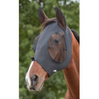 Weatherbeeta Deluxe elastisch vliegenmasker Zwart / zwart