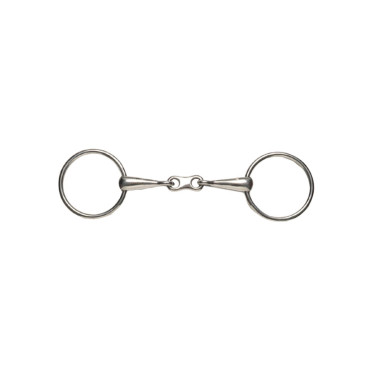 Mors de filet double brisure acier inoxydable Korsteel