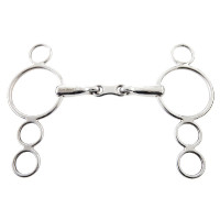 Mors Hollandais double brisure 3 anneaux Korsteel Mors Hollandais double brisure 3 anneaux Korsteel