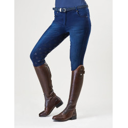 Pantalon Dublin denim femme Shona Full Grip Silicone Print Bleu clair denim Bleu marine Pantalon Dublin denim femme Shona Full Grip Silicone Print Bleu clair denim Bleu marine