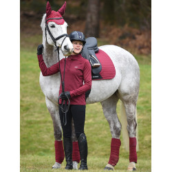 Polo manches longues Weatherbeeta femme Prime Bordeaux Polo manches longues Weatherbeeta femme Prime Bordeaux