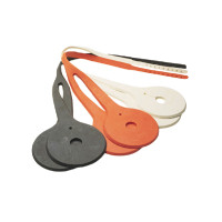 Rondellen met sleuven Korsteel Zwart Rondellen met sleuven Korsteel Zwart