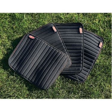 Onderlappen Weatherbeeta Therapy-Tec set van 4 Zwart / rood