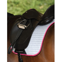 Reflecterend dressuurzadeldek Prime Weatherbeeta Zilver / roze Reflecterend dressuurzadeldek Prime Weatherbeeta Zilver / roze